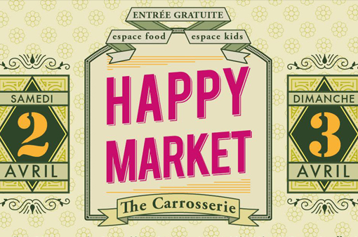 Happy Market fête le printemps, le 2 et 3 avril 2016