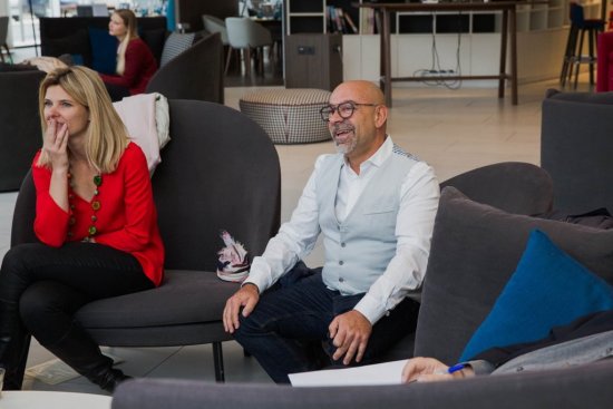 Delphine Defrance et Fabrice Alimi du Club de l’immobilier Marseille Provence (Photo DR)