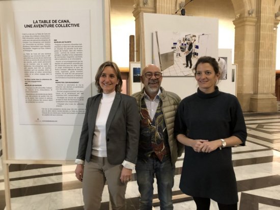 Fabrice Alimi entouré de Sylvie Bancilhon et Floriane Rieu (Photo M.B.)