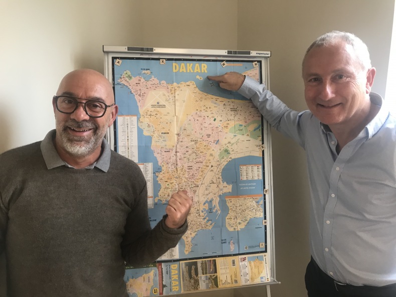 Fabrice Alimi et Antoine Viallet, anciens présidents du Club immobilier Marseille Provence. @photo Serge PAYRAU